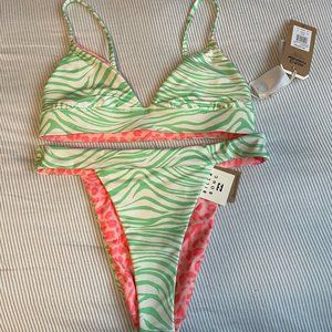 Billabong Lei Low Reversible Bikini NWT
